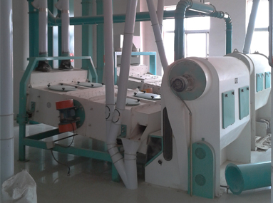 Moldova 50 tpd grain cleaning line